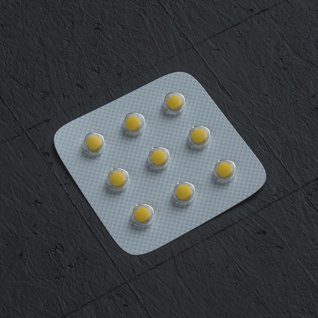 Free pill blister pack medicine illustration