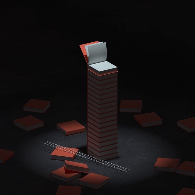 Free books reading thought ladder illustration