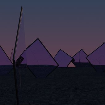 Horisont, Spejle, Gået I Stykker, 3D