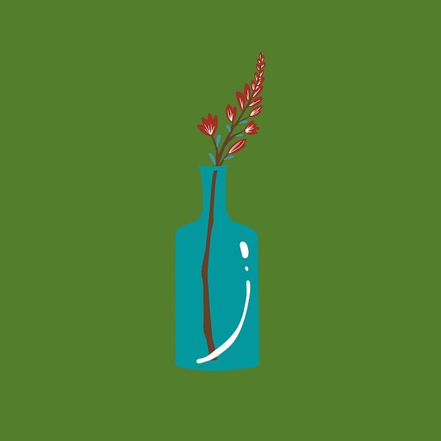 Free flower plant vase illustration
