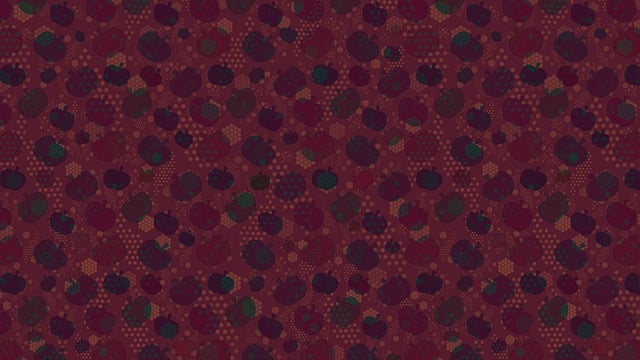 Free apples pattern art illustration