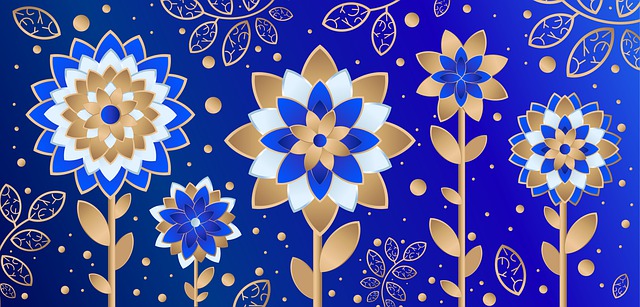 Blumen, Banner, Postkarte, Hintergrund
