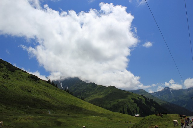 Alpino, Montaña, Soleado, Vorarlberg