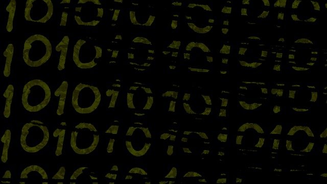 Free one zero computer science illustration