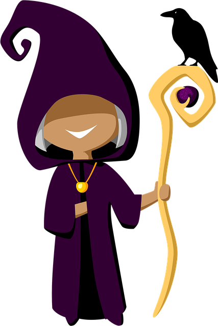 Free witch sorceress enchantress illustration