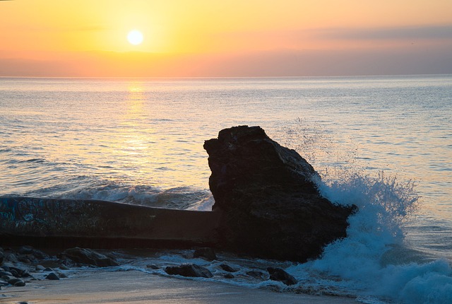 Free Ocean Sunset photo and picture