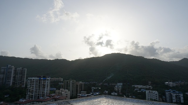 Free Sunset Mountain View photo and picture