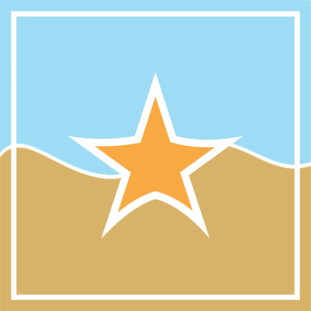 Sjøstjerne, Design, Logo, Strand, Hav