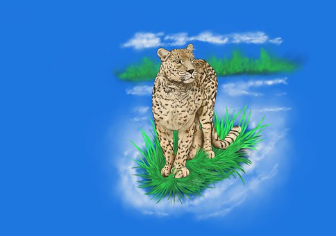Free Leopard Feline illustration and picture