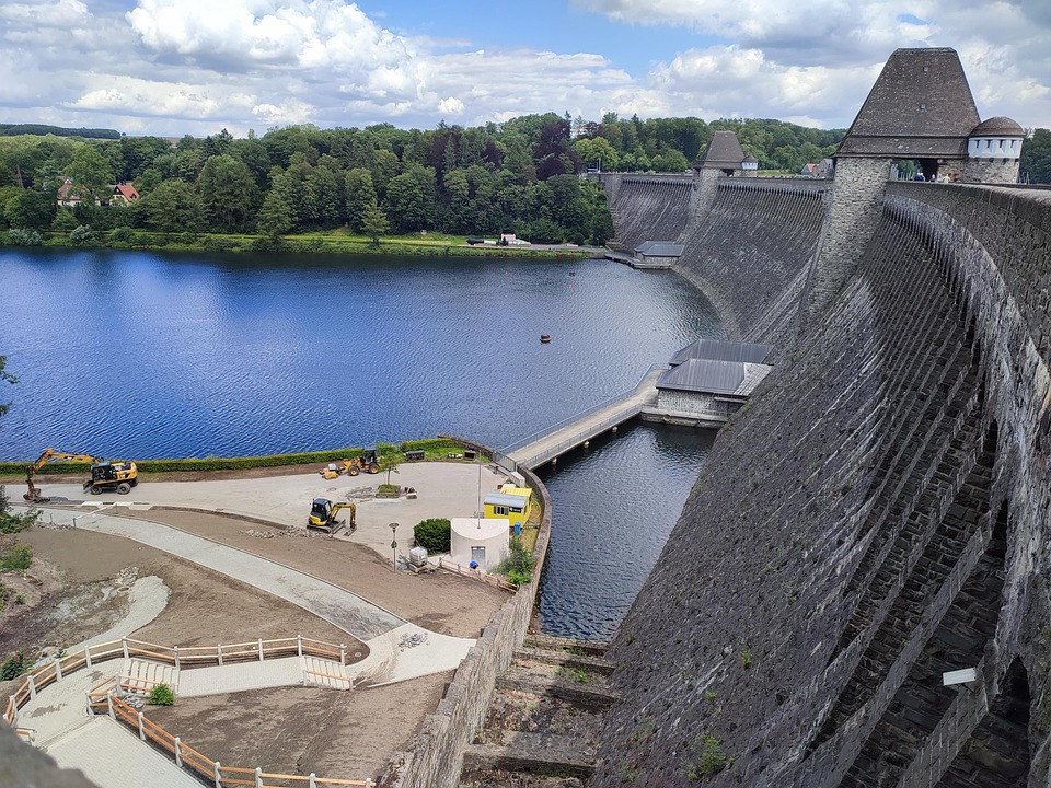 Dam Wall Möhnesee North Rhine - Free photo on Pixabay - Pixabay