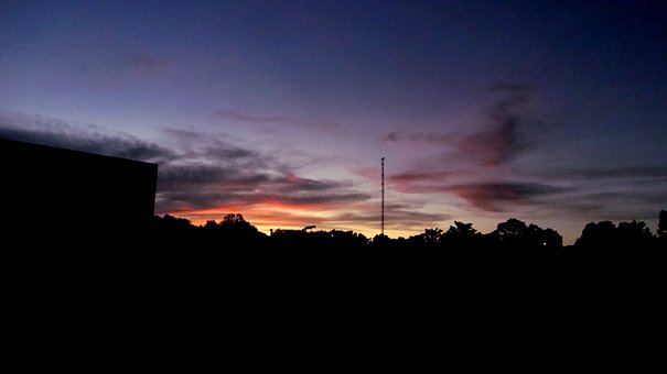 Skumring, Solnedgang, Himmel, Aften