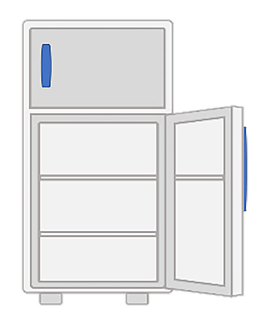 Refrigerador, Cocina