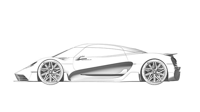 Coche, Bosquejo, Hacer, Diseño, Dibujo