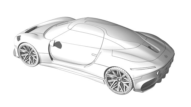 Coche, Bosquejo, Hacer, Diseño, Dibujo