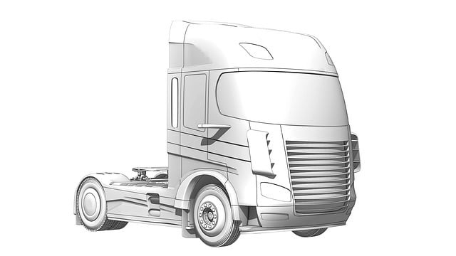 Download free HD stock image of Truck Sketch Free truck sketch render illustration