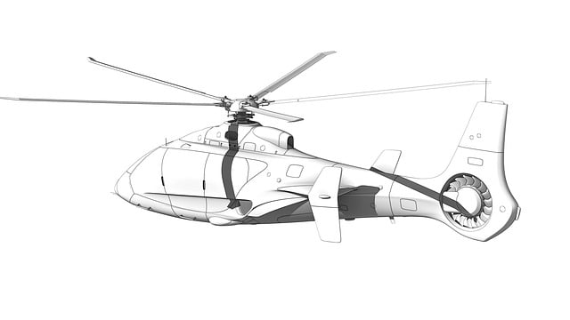 Helicóptero, Bosquejo, Hacer, Diseño