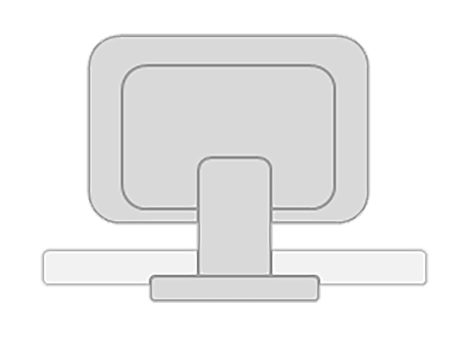 Escritorio, Computadora, Oficina