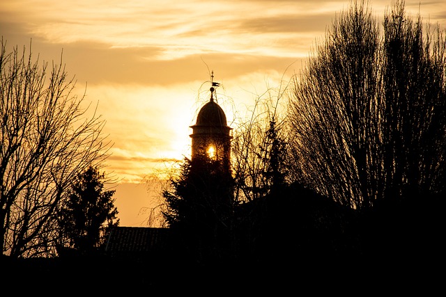 Free Sunset Winter photo and picture