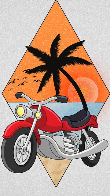 Free Motorbike Travel illustration and picture