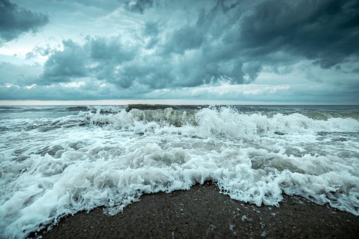 Meer, Wasser, Draußen, Ozean, Himmel