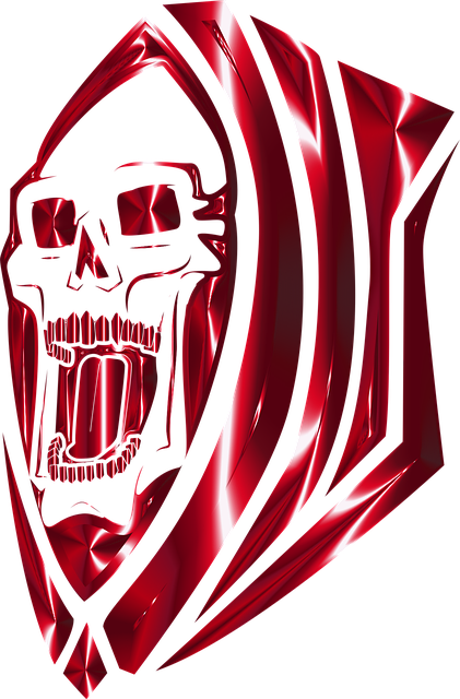 Free skull skeleton bones vector