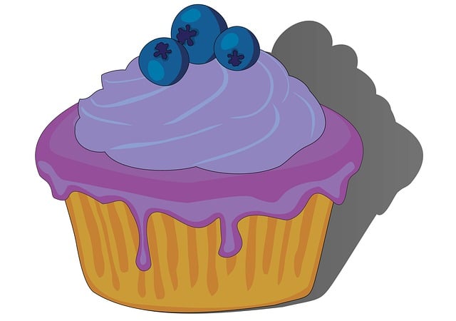 Free cupcake dessert sweet illustration