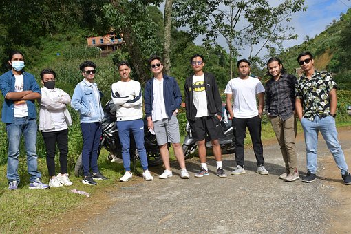 Free Friends Pose photo and picture