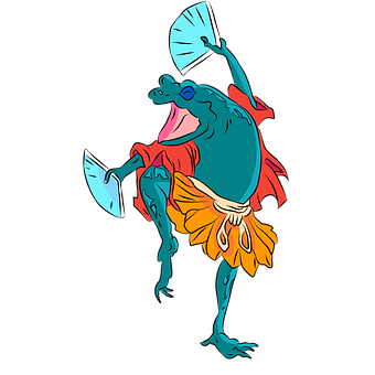 Free Frog Dancing illustration and picture