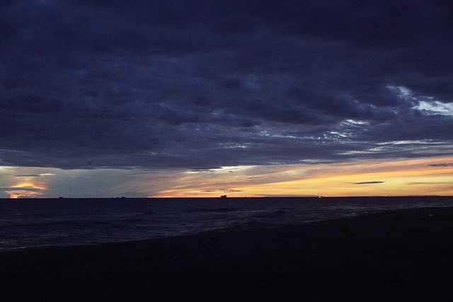 Zee, Buitenshuis, Zonsopkomst, Oceaan