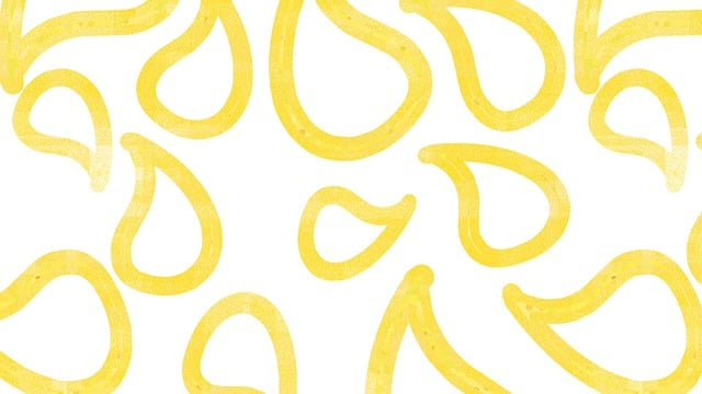 Download free HD stock image of Yellow Paisley Free yellow paisley pattern illustration