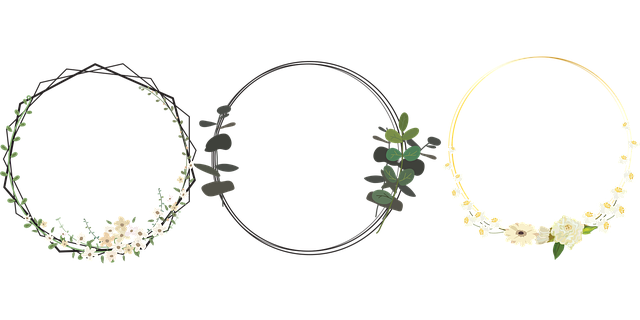 Free flowers frames borders vector