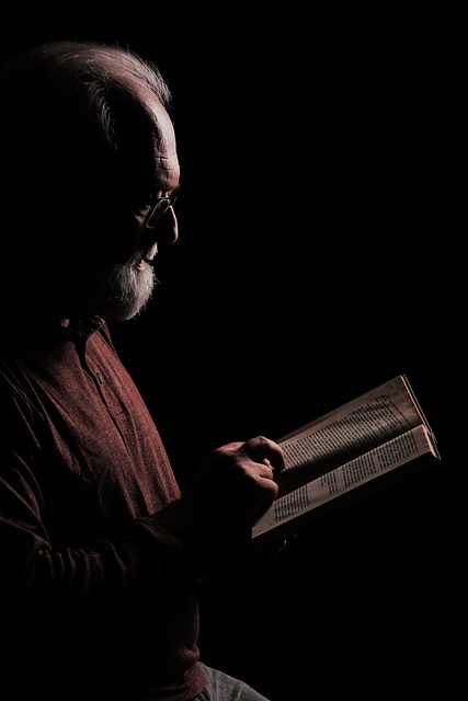 Mann, Lesen, Weisheit, Porträt, Bart