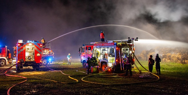 Brandmænd, Ild, Redde, Brandbil, Hjelm