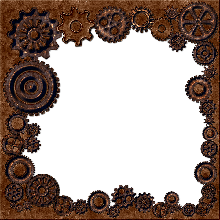 Download Gears, Border, Frame. Royalty-Free Stock Illustration Image