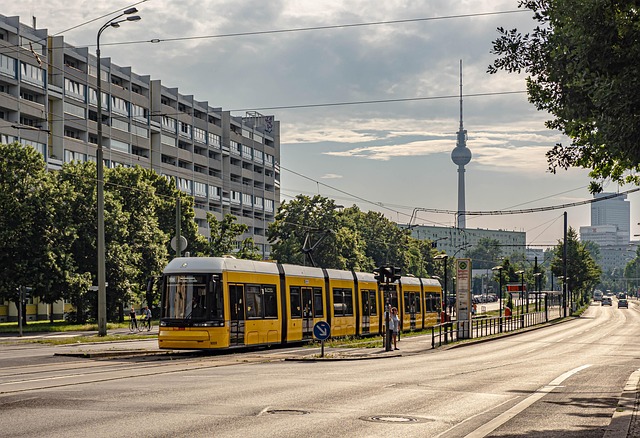 Straßenbahn, Der Verkehr, Stadt, Berlin