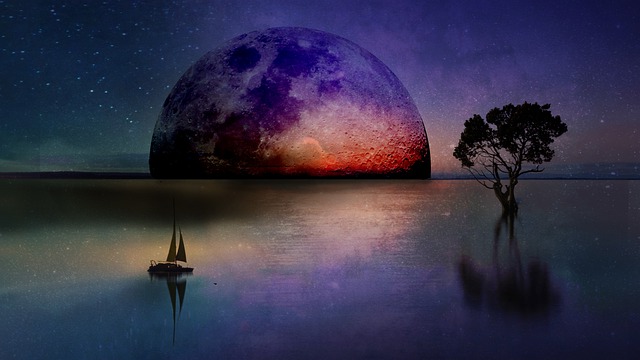 Free sea planets ocean illustration