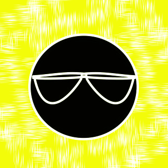 Free Glasses Smiley illustration and picture