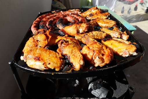 Grill, Kjøtt, Storfekjøtt, Spytte, Stek