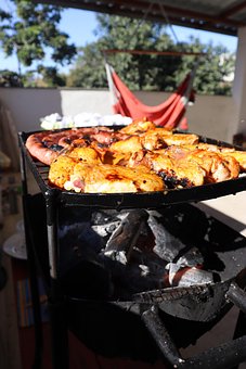 Grill, Kjøtt, Storfekjøtt, Spytte, Stek