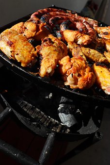 Grill, Kjøtt, Storfekjøtt, Spytte, Stek