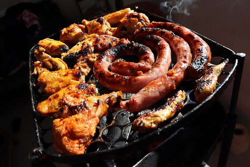 Kjøtt, Grilling, Mat, Grill, Middag