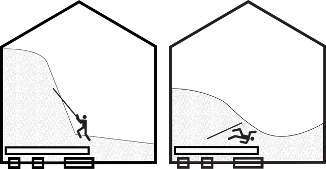 Free warning suffocation hazards grain wall vector