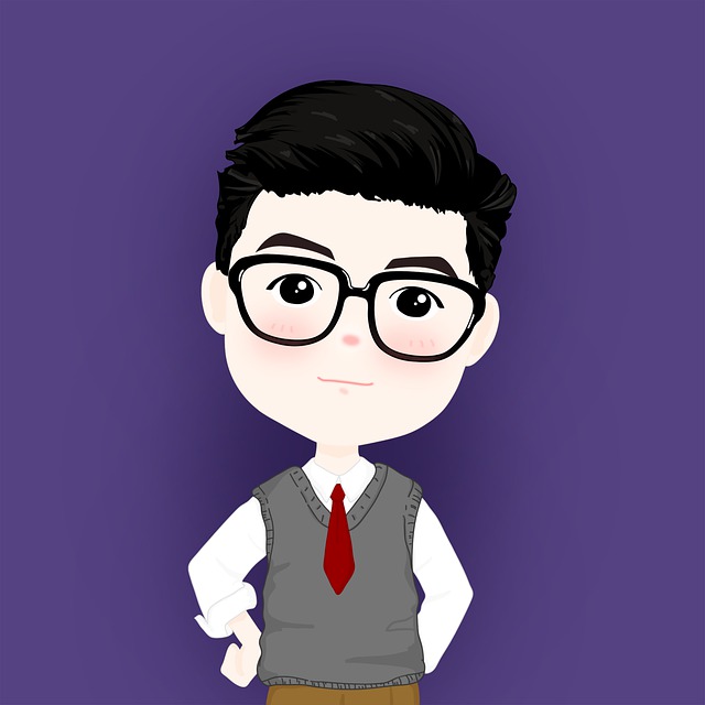 Free man businessman profession illustration