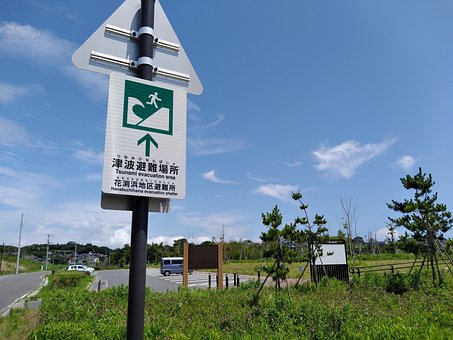 Free Tsunami Evacuation photo and picture