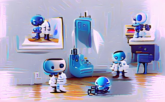 Free Robot Lab photo and picture
