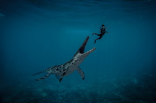 Embaixo Da Agua, Criatura, Monstro, Mar