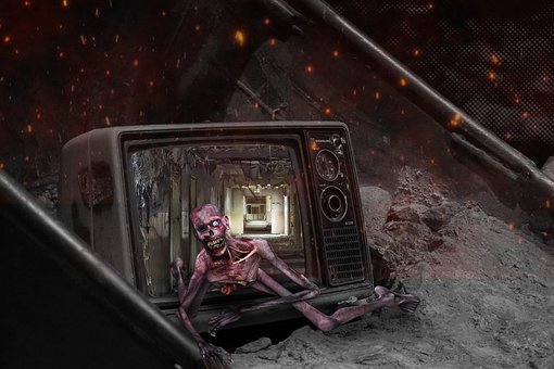 Zombi, Televisión, Televisor
