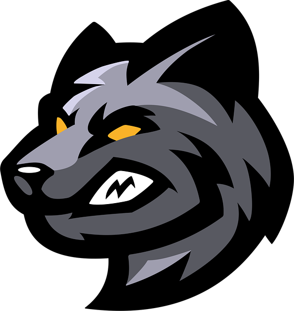 Free wolf drawing animal vector
