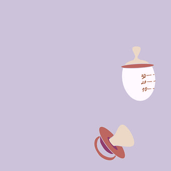 Free Pacifier Baby Bottle illustration and picture