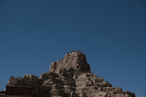 Free Mountain Blue Sky photo and picture